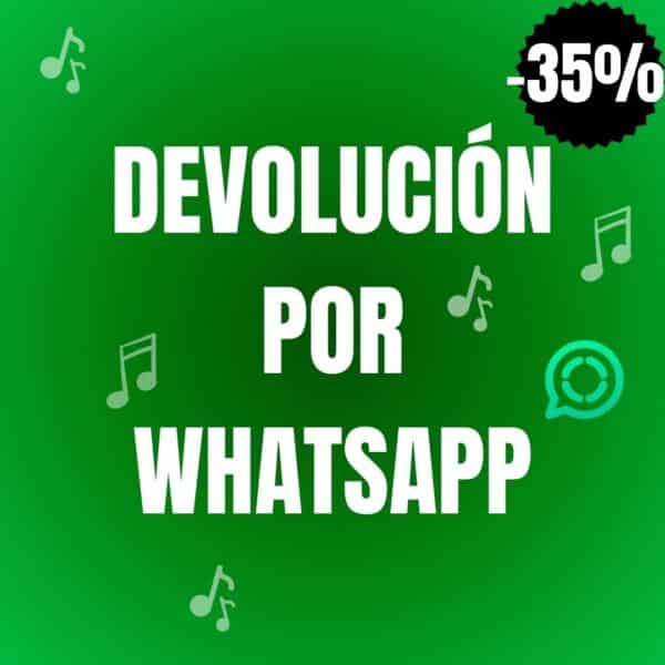 Devolución por Whatsapp